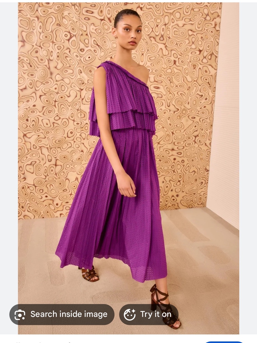 Ulla Johnson Violet One-Shoulder Tiered Maxi Dress